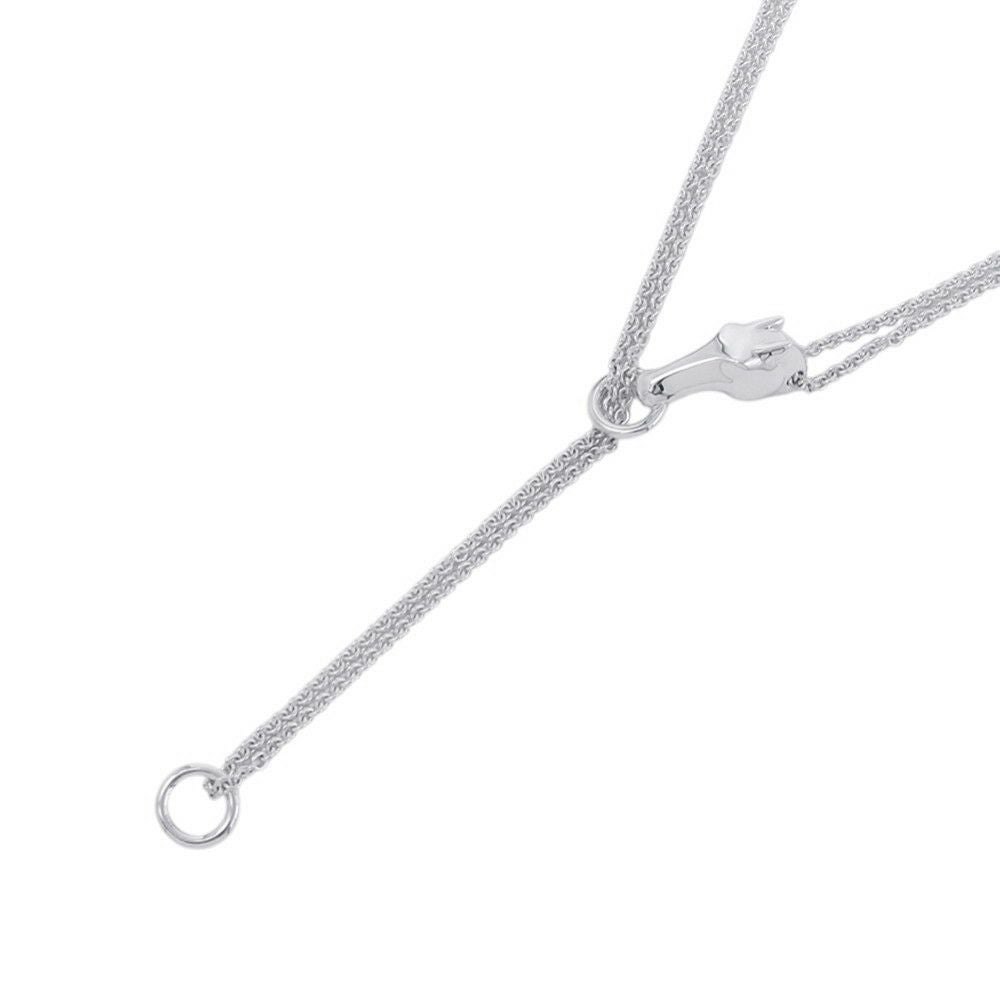 エルメス ネックレス ギャロップ SV925シルバー HERMES チョーカー