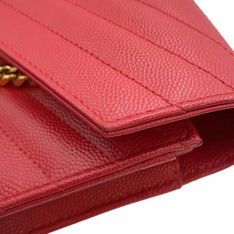 サンローランパリ チェーンウォレット モノグラム レザー 377828 SAINT LAURENT PARIS 財布 YSL