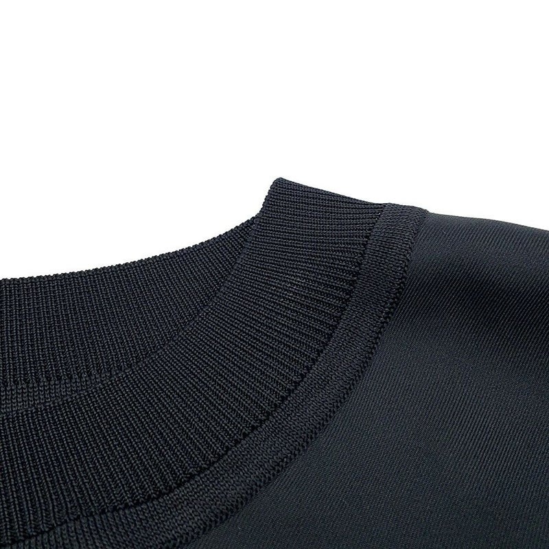 エルメス 半袖Tシャツ ツイルレーヌ シェーヌダンクル シルク レディースサイズ36 HERMES トップス 黒