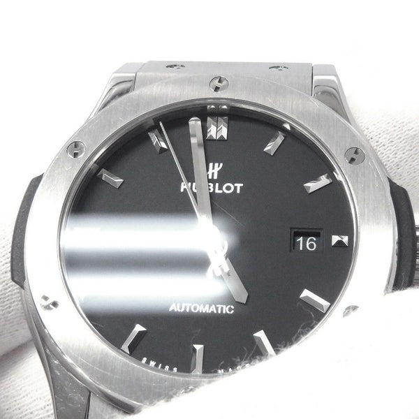 ウブロ クラシック フュージョン チタニウム 542.NX.1171.RX HUBLOT 腕時計 ウォッチ 黒文字盤