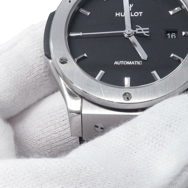 ウブロ クラシック フュージョン チタニウム 542.NX.1171.RX HUBLOT 腕時計 ウォッチ 黒文字盤