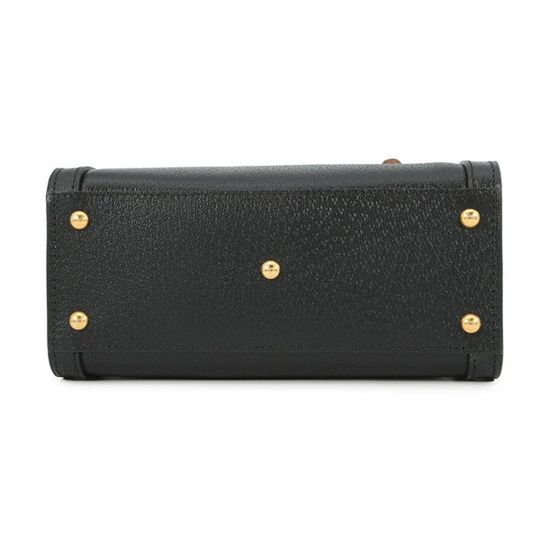 グッチ ハンドバッグ レザー ダイアナ スモール トートバッグ 702732 GUCCI バッグ 2way ショルダーバッグ バンブーハンドル 黒