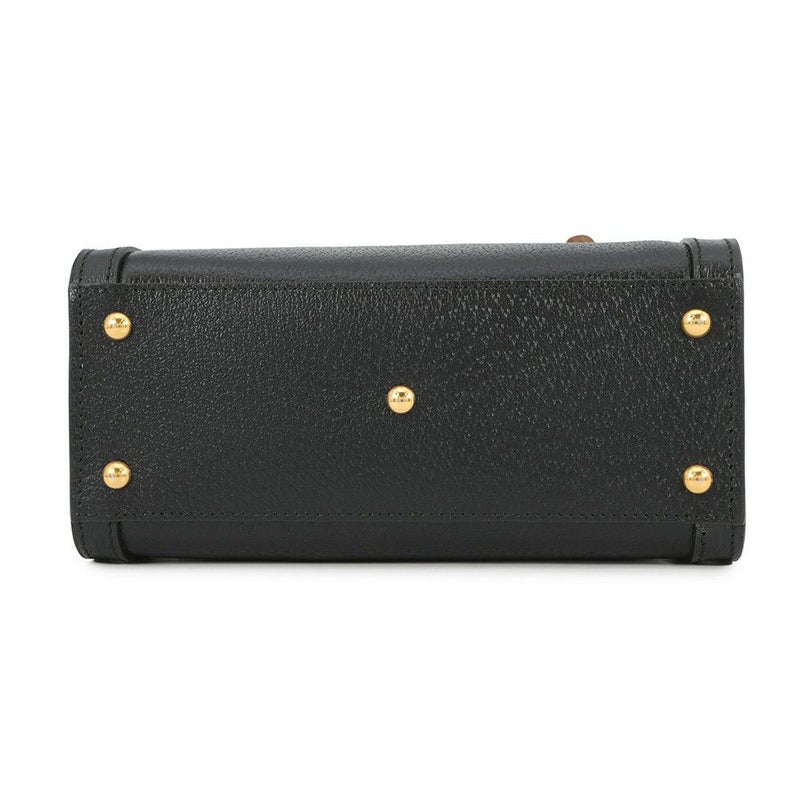 グッチ ハンドバッグ レザー ダイアナ スモール トートバッグ 702732 GUCCI バッグ 2way ショルダーバッグ バンブーハンドル 黒
