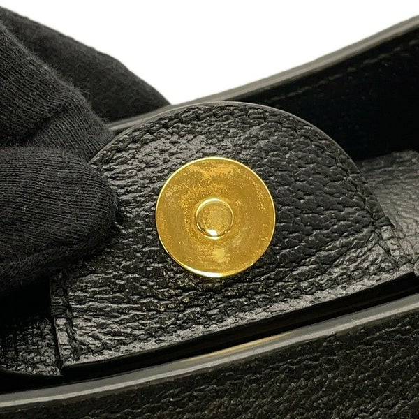 グッチ ハンドバッグ レザー ダイアナ スモール トートバッグ 702732 GUCCI バッグ 2way ショルダーバッグ バンブーハンドル 黒