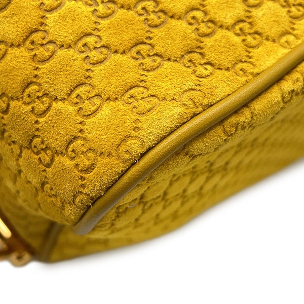 グッチ ショルダーバッグ GGスエード/レザー ハーフ ホースビット ミディアム 860787 GUCCI バッグ