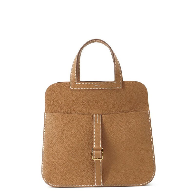 エルメス ハンドバッグ アルザン25 ゴールド/ゴールド金具 トリヨンクレマンス B刻印 ２wayショルダー