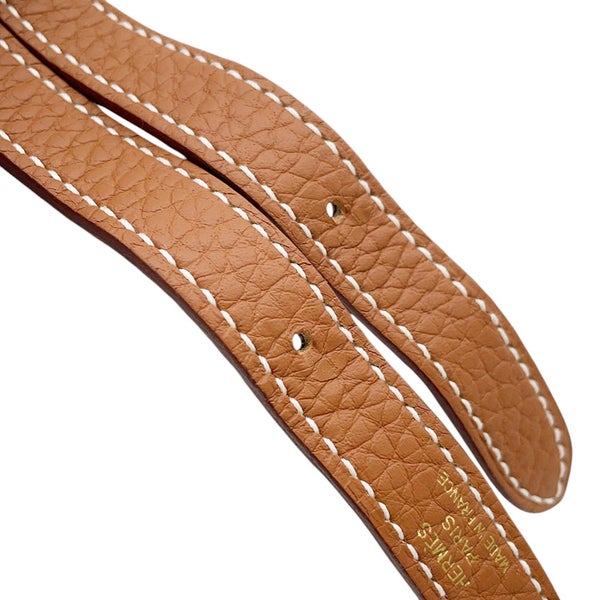 エルメス ハンドバッグ アルザン25 ゴールド/ゴールド金具 トリヨンクレマンス B刻印 ２wayショルダー