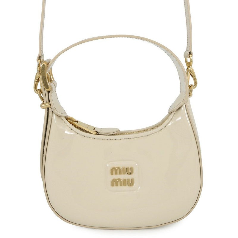 ミュウミュウ ハンドバッグ ホーボーバッグ パテント 5BP084 Miu Miu 2way