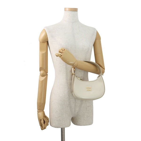 ミュウミュウ ハンドバッグ ホーボーバッグ パテント 5BP084 Miu Miu 2way