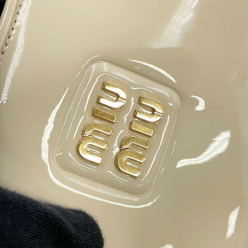 ミュウミュウ ハンドバッグ ホーボーバッグ パテント 5BP084 Miu Miu 2way