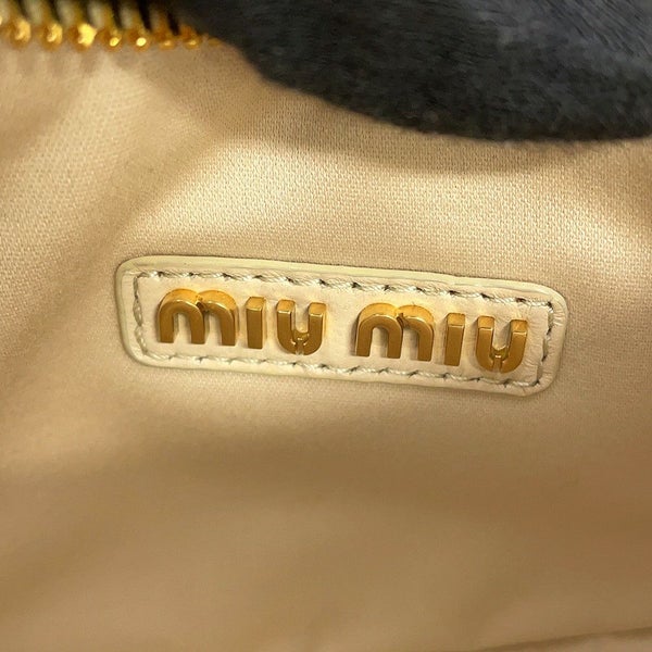 ミュウミュウ ハンドバッグ ホーボーバッグ パテント 5BP084 Miu Miu 2way