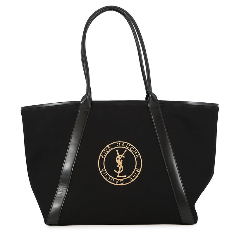 サンローランパリ トートバッグ リヴゴーシュ キャンバス 780096 SAINT LAURENT PARIS 黒