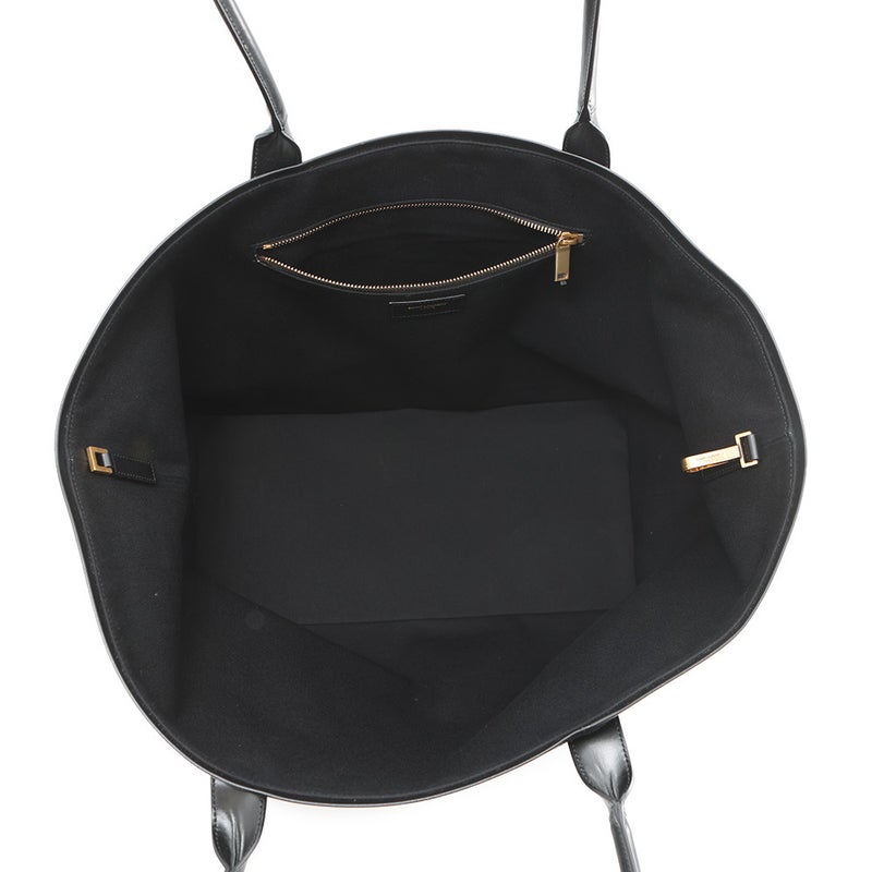 サンローランパリ トートバッグ リヴゴーシュ キャンバス 780096 SAINT LAURENT PARIS 黒