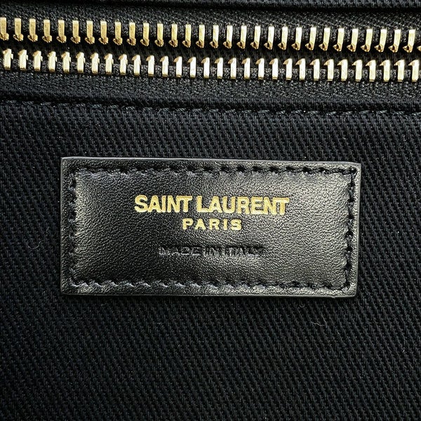 サンローランパリ トートバッグ リヴゴーシュ キャンバス 780096 SAINT LAURENT PARIS 黒