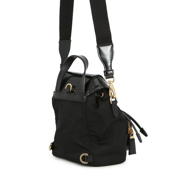 プラダ ショルダーバッグ Re-Nylon バックパック ナイロン レザー 1BZ075 PRADA 黒 ボディバッグ