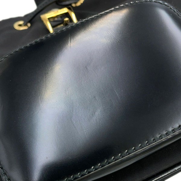 プラダ ショルダーバッグ Re-Nylon バックパック ナイロン レザー 1BZ075 PRADA 黒 ボディバッグ