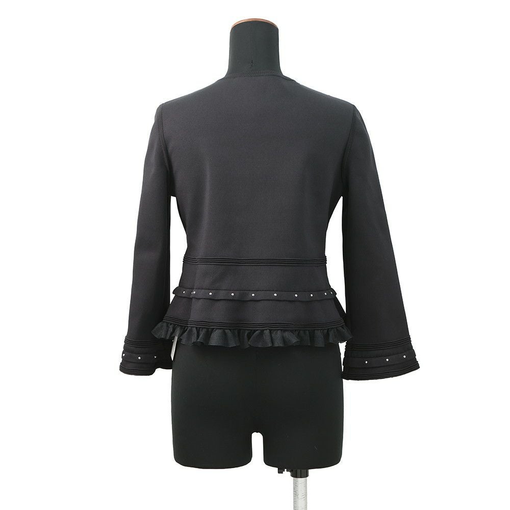 【HERMES】エルメス ジャケット サイズ 34 ブラック 美品 エルメス ジャケット ジップアップ・ジャケット レディースサイズ40