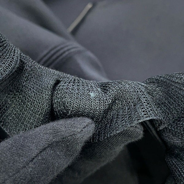 エルメス ジャケット ジップアップ・ジャケット レディースサイズ40 HERMES アウター 黒