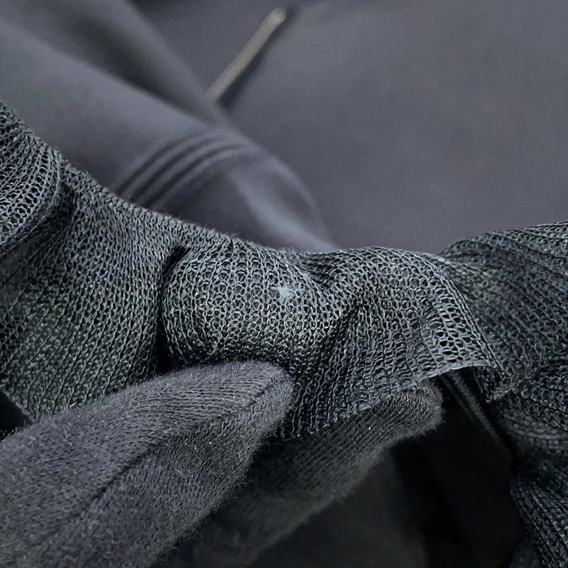 エルメス ジャケット ジップアップ・ジャケット レディースサイズ40 HERMES アウター 黒