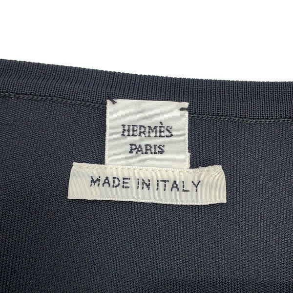 エルメス ジャケット ジップアップ・ジャケット レディースサイズ40 HERMES アウター 黒