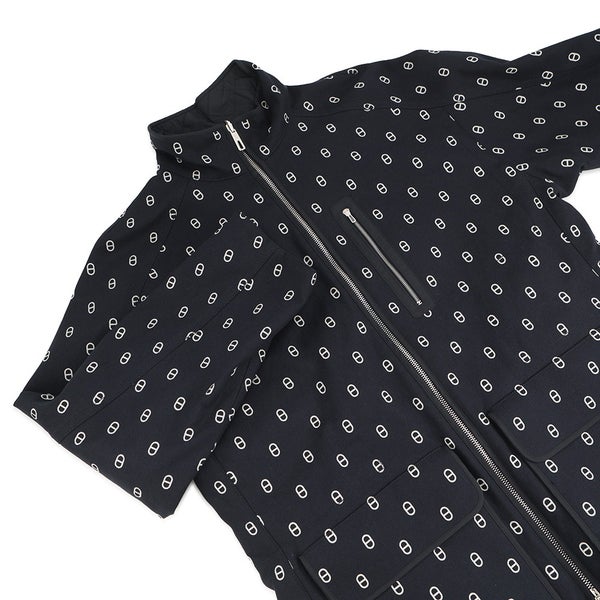 エルメス コート リバーシブル シェーヌダンクル ショートコート レディースサイズ34 HERMES アウター