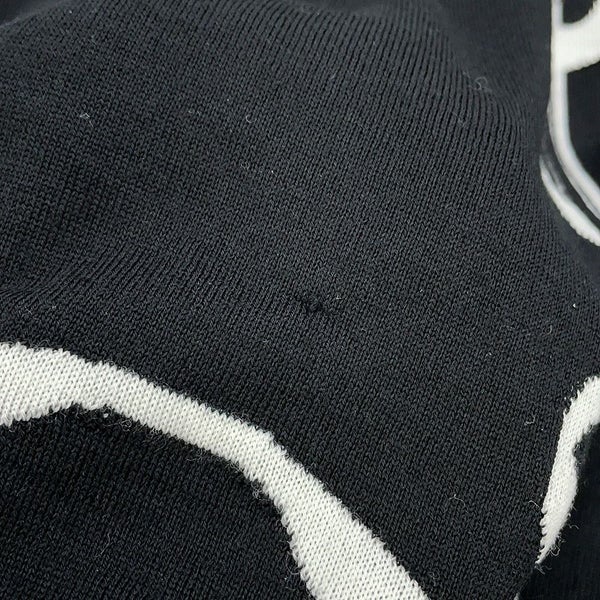 エルメス カーディガン ロングスリーブ フェロヌリー モチーフ レディースサイズ36 HERMES トップス 黒