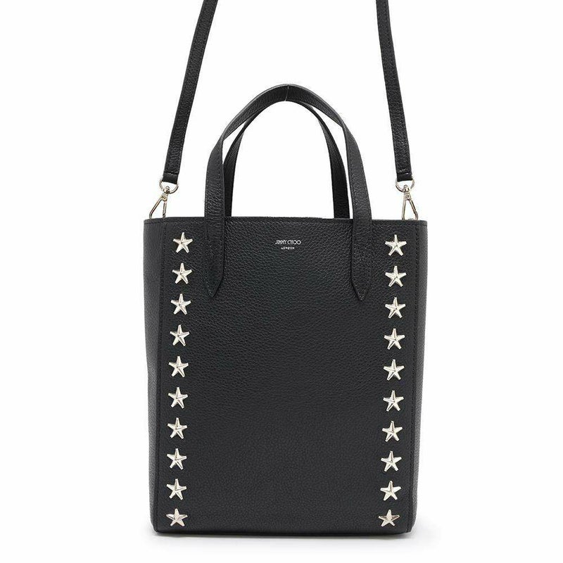 ジミーチュウ ハンドバッグ ペガシ トート スタースタッズ レザー JIMMY CHOO 2wayバッグ 黒