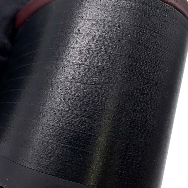 エルメス サンダル エルベ60 ボルドー/シルバー金具 ボックスカーフ レディースサイズ38 HERMES 靴