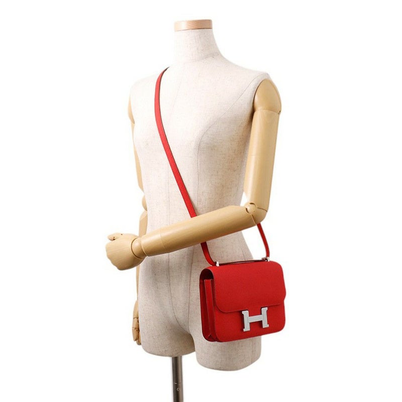 エルメス ミニ コンスタンス3 ミロワール ルージュラデュー/シルバー金具 エプソン K刻印