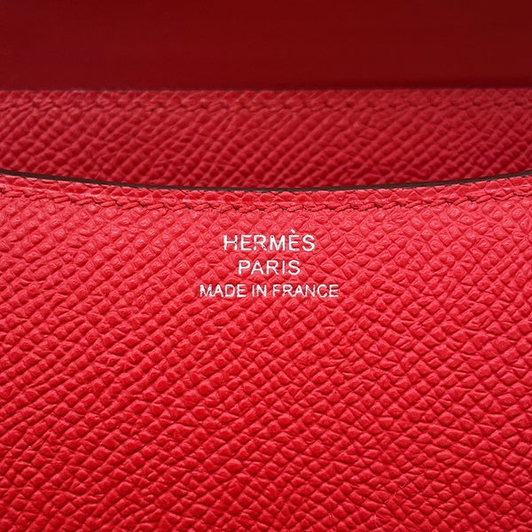 エルメス ミニ コンスタンス3 ミロワール ルージュラデュー/シルバー金具 エプソン K刻印