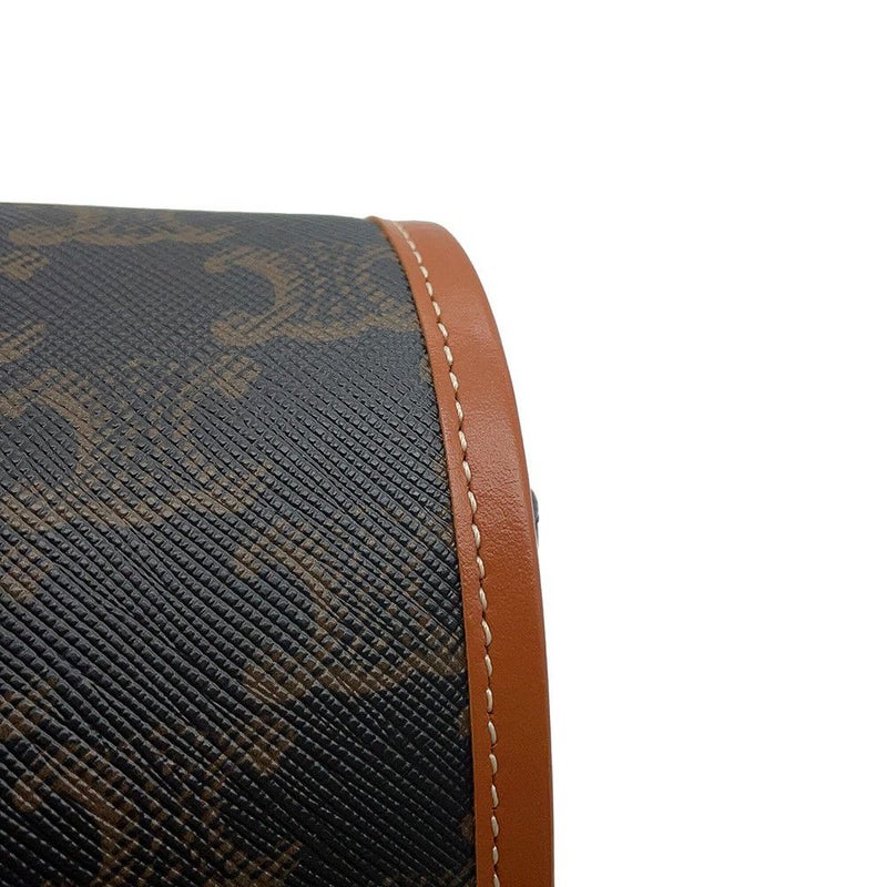 セリーヌ ショルダーバッグ ミディアム フォルコ トリオンフ 191502 CELINE ブラウン