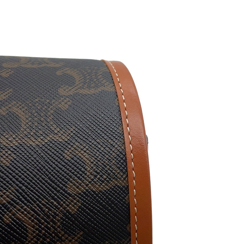 セリーヌ ショルダーバッグ ミディアム フォルコ トリオンフ 191502 CELINE ブラウン