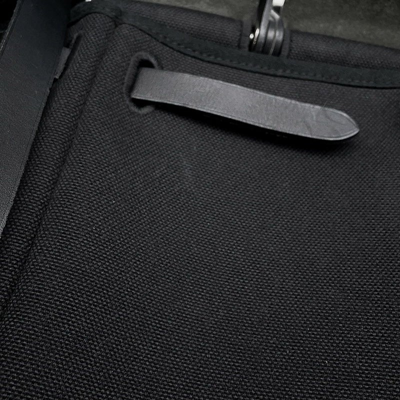 エルメス エールバッグジップPM ルトゥルネ ブラック/シルバー金具 トワルミリタリー/ヴァッシュハンター W刻印 ２way 黒