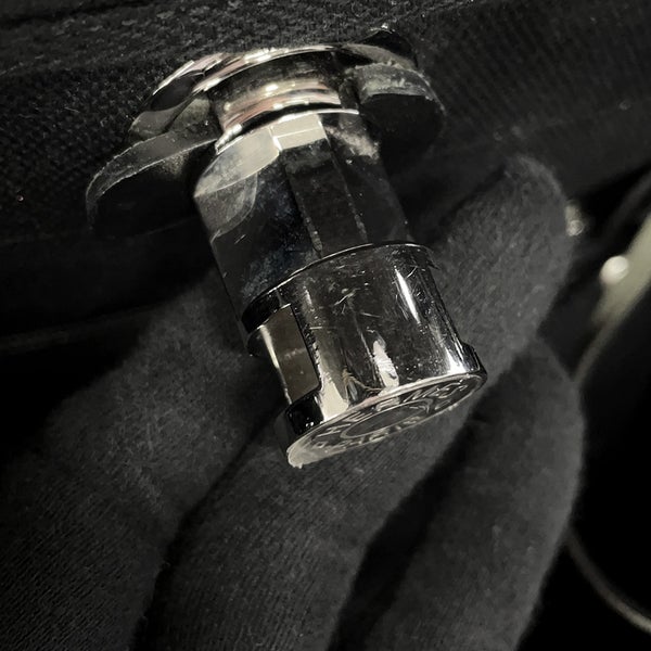 エルメス エールバッグジップPM ルトゥルネ ブラック/シルバー金具 トワルミリタリー/ヴァッシュハンター W刻印 ２way 黒