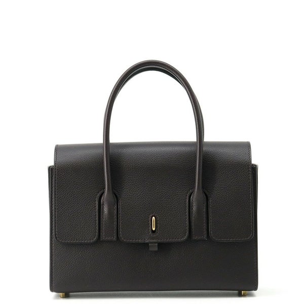 エルメス ハンドバッグ ニュードラッグII プルノワール/ゴールド金具 エバーカラー W刻印