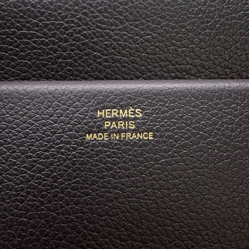 エルメス ハンドバッグ ニュードラッグII プルノワール/ゴールド金具 エバーカラー W刻印