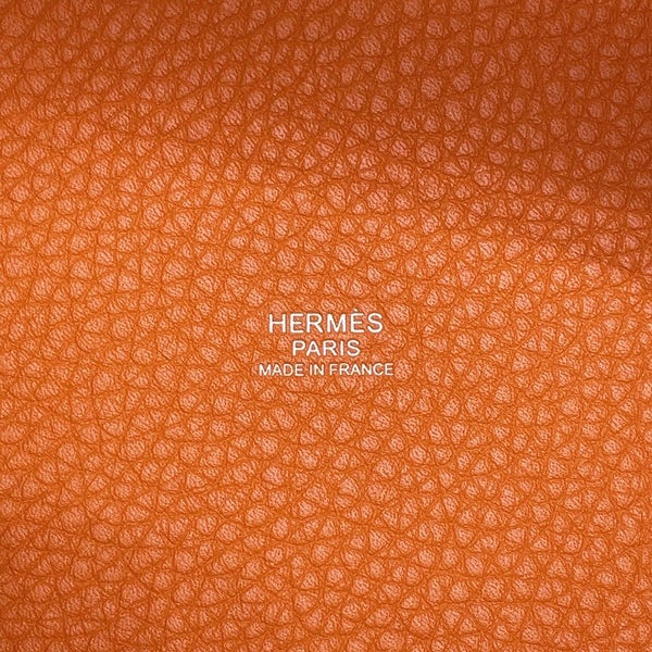 エルメス ハンドバッグ ピコタンロックPM オレンジミニアン/シルバー金具 トリヨンクレマンス W刻印