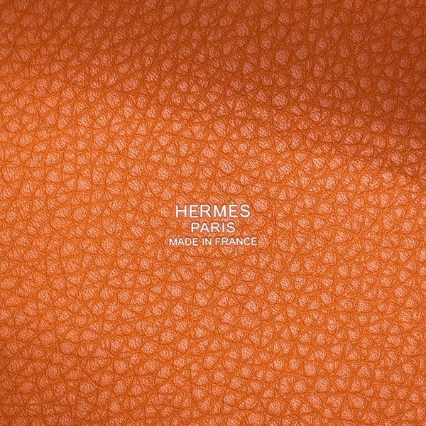 エルメス ハンドバッグ ピコタンロックPM オレンジミニアン/シルバー金具 トリヨンクレマンス W刻印