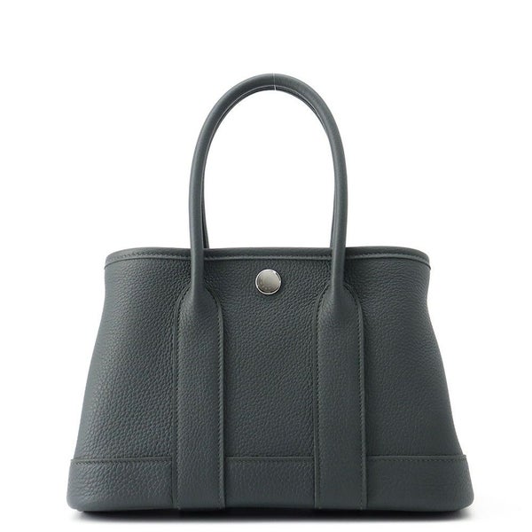 エルメス トートバッグ ネオ・ガーデン 23 ガーデンパーティ ヴェールマングローブ/シルバー金具 トゴ K刻印