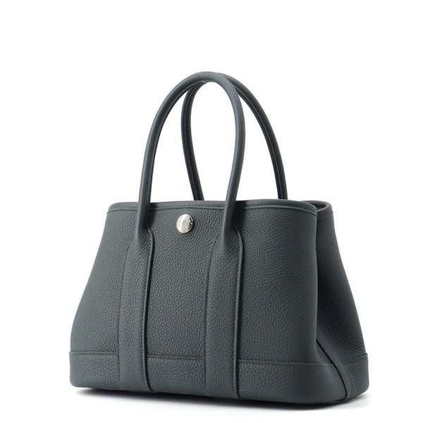 エルメス トートバッグ ネオ・ガーデン 23 ガーデンパーティ ヴェールマングローブ/シルバー金具 トゴ K刻印