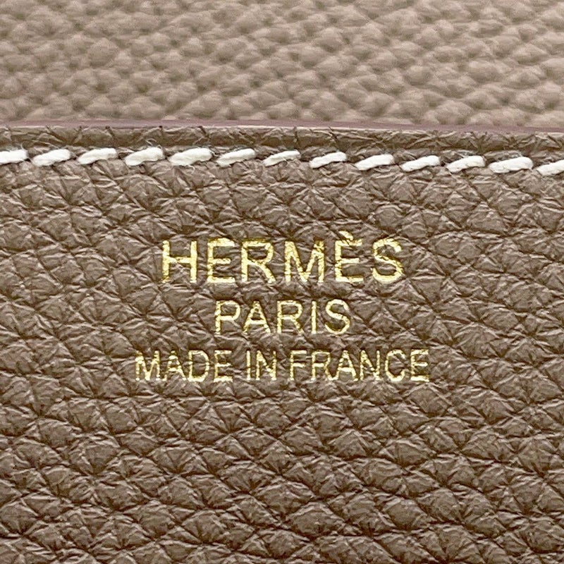 エルメス バーキン35 エトゥープ/ゴールド金具 トゴ K刻印 HERMES Birkin ハンドバッグ