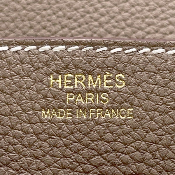 エルメス バーキン35 エトゥープ/ゴールド金具 トゴ K刻印 HERMES Birkin ハンドバッグ