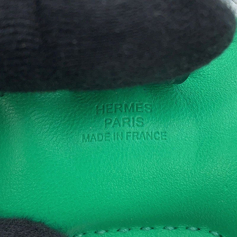 エルメス バッグチャーム ロデオPM ミント/マラカイト/ブルーブリュム ラムスキン U刻印 HERMES