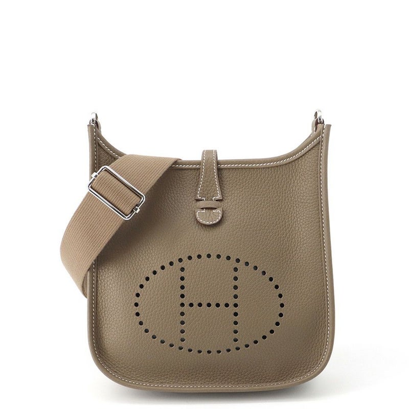 エルメス ショルダーバッグ エブリン3 23 エトゥープ/シルバー金具 トリヨンクレマンス K刻印