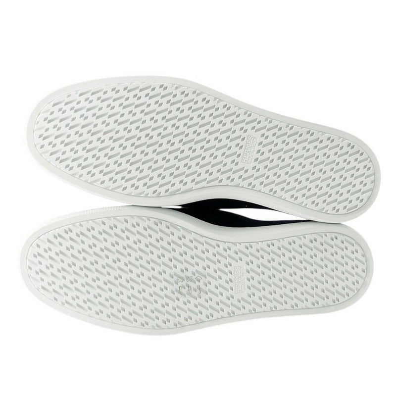 エルメス ミュール ライクリー マリン/シルバー金具 スエード/レザー メンズサイズ41 HERMES 靴