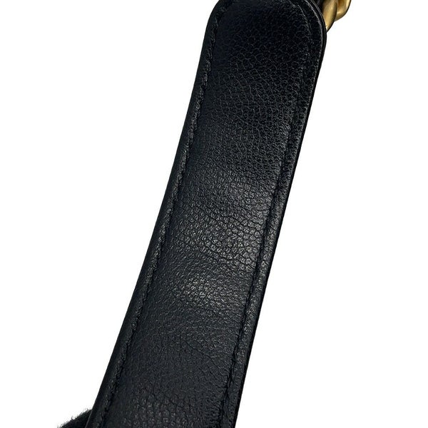 シャネル チェーンショルダーバッグ CHANEL25 ミディアム ココマーク マトラッセ  キャビアスキン AS5293 CHANEL 黒