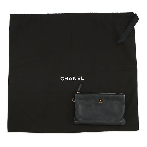 シャネル チェーンショルダーバッグ CHANEL25 ミディアム ココマーク マトラッセ  キャビアスキン AS5293 CHANEL 黒