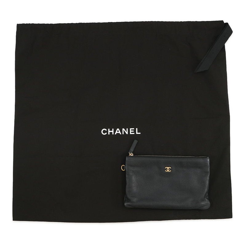 シャネル チェーンショルダーバッグ CHANEL25 ミディアム ココマーク マトラッセ  キャビアスキン AS5293 CHANEL 黒