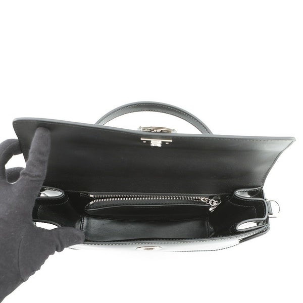 グッチ ハンドバッグ レザー GG ハーフムーン 805815 GUCCI バッグ 2way ショルダーバッグ 黒