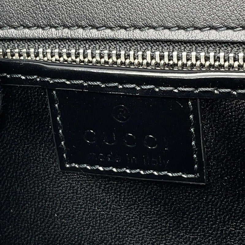 グッチ ハンドバッグ レザー GG ハーフムーン 805815 GUCCI バッグ 2way ショルダーバッグ 黒
